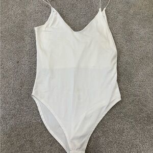 Gaze Classic White Bodysuit
